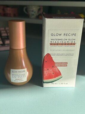 New Sun Glow Glow Recipe Watermelon Niacinamide Hue Drops